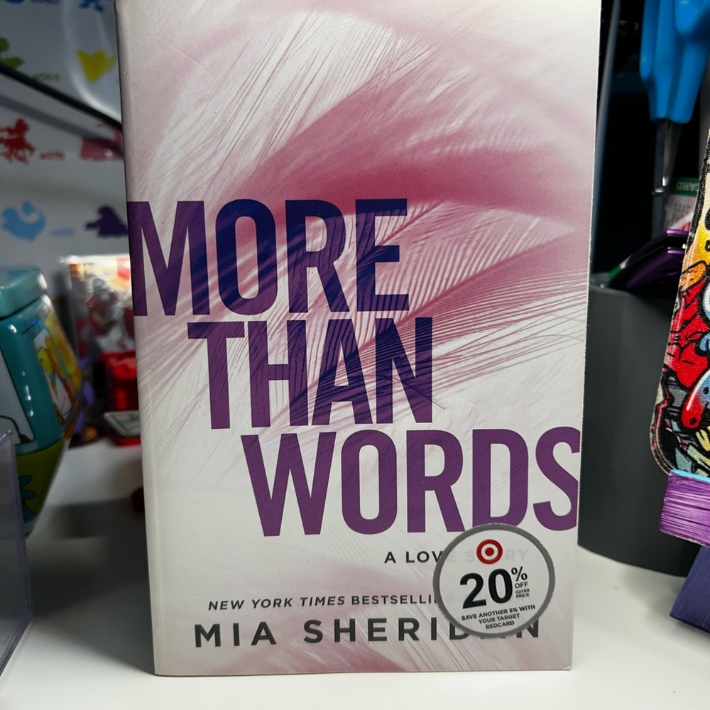 More Than Words Book by Mia Sheridan pre-owned